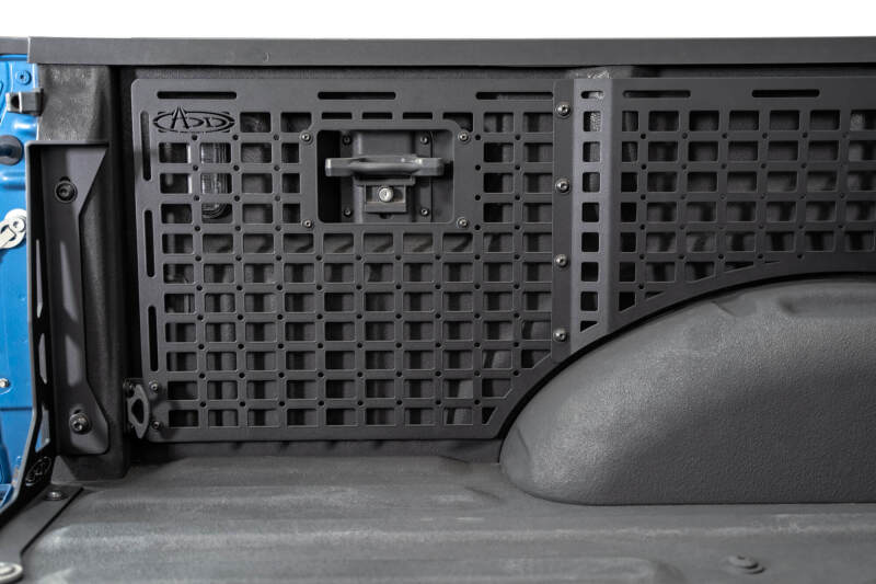 Ford F-150 Truck Bed Panel - Driver Side - Addictive Desert Designs - Molle Panels - Hammer Black - `15-`20